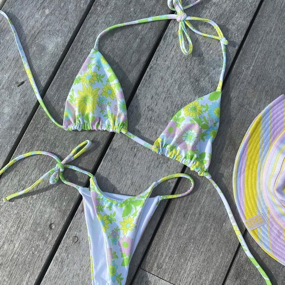 Frankie's Bikinis 'ZIGGY' Skimpy String Bikini Bottom - Picture 6 of 9